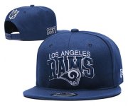 Cheap Rams Team Logo Navy 1937 Anniversary Adjustable Hat YD