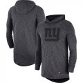 Wholesale Cheap Nike New York Giants Heathered Charcoal Fan Gear Tonal Slub Hooded Long Sleeve T-Shirt