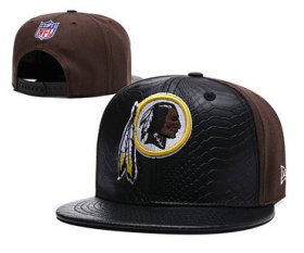 Cheap NFL Washington Redskins Team Logo Red Silver Adjustable Hat YD