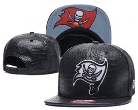 Cheap NFL Tampa Bay Buccaneers Team Logo Black Snapback Adjustable Hat S01