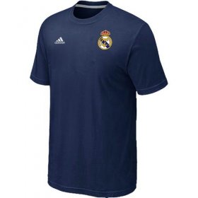 Wholesale Cheap Adidas Real Madrid Soccer T-Shirt Dark Blue