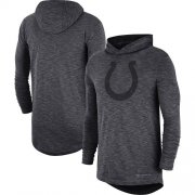 Wholesale Cheap Nike Indianapolis Colts Heathered Charcoal Fan Gear Tonal Slub Hooded Long Sleeve T-Shirt