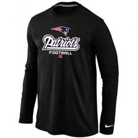 Wholesale Cheap Nike New England Patriots Critical Victory Long Sleeve T-Shirt Black