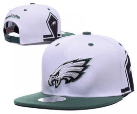 Cheap NFL Philadelphia Eagles Fresh Logo White Adjustable Hat 11