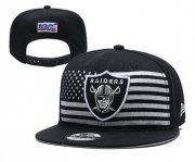 Cheap Raiders Team Logo Black 2019 Draft Adjustable Hat YD