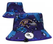 Cheap Baltimore Ravens Stitched Bucket Hats 086