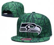 Cheap Seahawks Team Logo Green Adjustable Hat TX