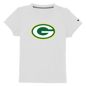 Wholesale Cheap Green Bay Packers Sideline Legend Authentic Logo Youth T-Shirt White