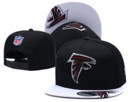 Cheap Falcons Fresh Logo Black Adjustable Hat TX