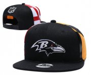 Cheap Ravens Team Logo Black 2019 Draft Adjustable Hat YD