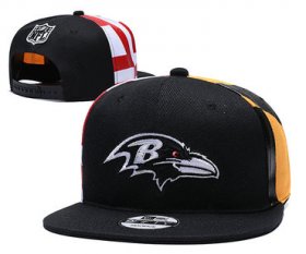 Cheap Ravens Team Logo Black 2019 Draft Adjustable Hat YD