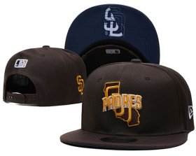 Cheap San Diego Padres Stitched Snapback Hats 003