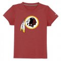 Wholesale Cheap Washington Redskins Logo Youth T-Shirt Red