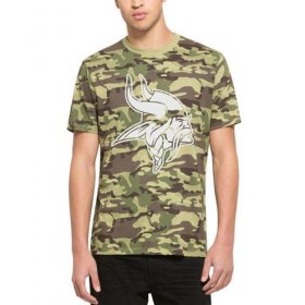 Wholesale Cheap Men\'s Minnesota Vikings \'47 Camo Alpha T-Shirt