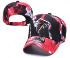 Cheap Falcons Team Logo Red Black Peaked Adjustable Fashion Hat YD