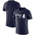 Wholesale Cheap Chicago Cubs Nike MLB Practice T-Shirt Navy