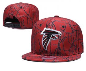 Cheap Falcons Team Logo Red Adjustable Hat TX