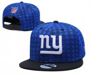 Cheap New York Giants Team Logo Royal Black Adjustable Hat TX