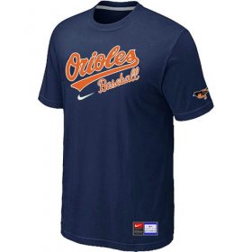 Wholesale Cheap Baltimore Orioles Nike Short Sleeve Practice MLB T-Shirt Midnight Blue