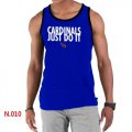 Wholesale Cheap Men's Nike NFL Arizona Cardinals Sideline Legend Authentic Logo Tank Top Blue