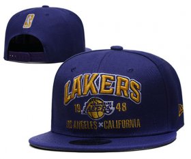 Cheap Los Angeles Lakers Stitched Bucket Hats 063