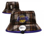 Cheap Los Angeles Lakers Stitched Bucket Hats 053