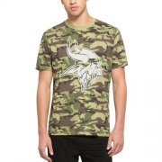 Wholesale Cheap Men's Minnesota Vikings '47 Camo Alpha T-Shirt