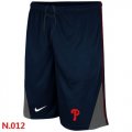 Wholesale Cheap Nike MLB Philadelphia Phillies Performance Training Shorts Dark Blue