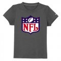 Wholesale Cheap NFL Logo Youth T-Shirt Dark Grey