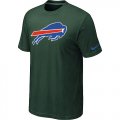 Wholesale Cheap Nike Buffalo Bills Sideline Legend Authentic Logo Dri-FIT NFL T-Shirt Dark Green