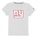 Wholesale Cheap New York Giants Sideline Legend Authentic Logo Youth T-Shirt White