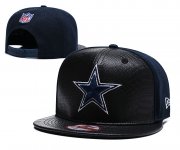 Cheap NFL Dallas Cowboys Team Logo Black Adjustable Hat YD