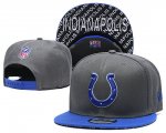 Cheap Colts Team Logo Gray Blue Adjustable Hat TX