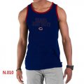 Wholesale Cheap Men's Nike NFL Chicago Bears Sideline Legend Authentic Logo Tank Top Dark Blue_1