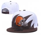 Cheap Browns Team Logo brown White Adjustable Hat