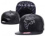 Cheap NFL Atlanta Falcons Team Logo Black Snapback Adjustable Hat GS101