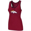 Wholesale Cheap Women's Nike Denver Broncos Big Logo Tri-Blend Racerback Stretch Tank Top Red