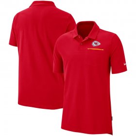 Wholesale Cheap Kansas City Chiefs Nike Sideline Elite Performance Polo Red