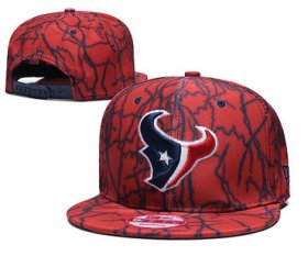 Cheap Texans Team Logo Red Adjustable Hat TX