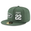 Cheap New York Jets #22 Matt Forte Snapback Cap NFL Player Green with White Number Stitched Hat