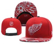 Cheap Detroit Red Wings Snapback Ajustable Cap Hat YD