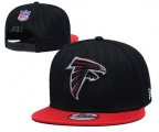 Cheap Falcons Team Logo Black Red Adjustable Hat TX