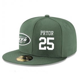 Cheap New York Jets #25 Calvin Pryor Snapback Cap NFL Player Green with White Number Stitched Hat