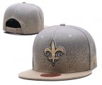 Cheap NFL New Orleans Saints Team Logo Black Snapback Adjustable Hat 1034