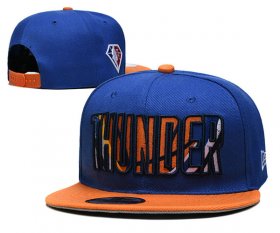 Cheap Oklahoma City Thunder Stitched Snapback Hats 007