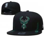 Cheap Milwaukee Bucks Stitched Snapback Hats 0017