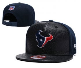 Cheap NFL Houston Texans Team Logo Navy Silver Adjustable Hat YD