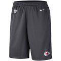 Wholesale Cheap Kansas City Chiefs Nike Sideline Coaches Shorts Charcoal