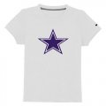 Wholesale Cheap Dallas Cowboys Sideline Legend Authentic Logo Youth T-Shirt White