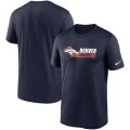 Wholesale Cheap Denver Broncos Nike Fan Gear Team Conference Legend Performance T-Shirt Navy